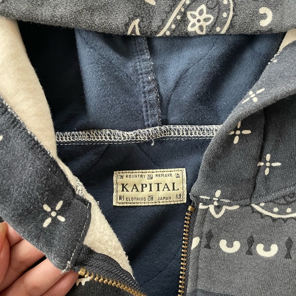 Kapital Paisley Hoodie - Picture 2 of 2